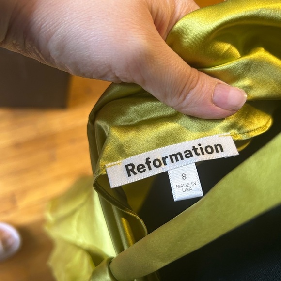 NWT Reformation Dasha Silk Dress - Picture 13 of 14